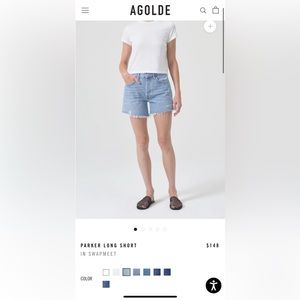 AGOLDE PARKER LONG SHORT